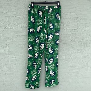 Elf OMG Santa! I Know Him Fleece Sz M Drawstring Pajama Pants